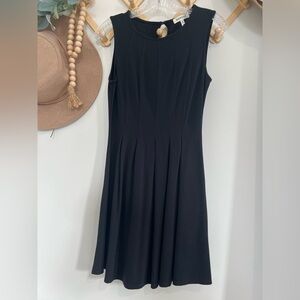 Monteau Pleated A-Line Short Dress